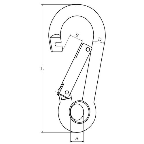 BRANDKÅRSHAKE 5X50MM RING RF